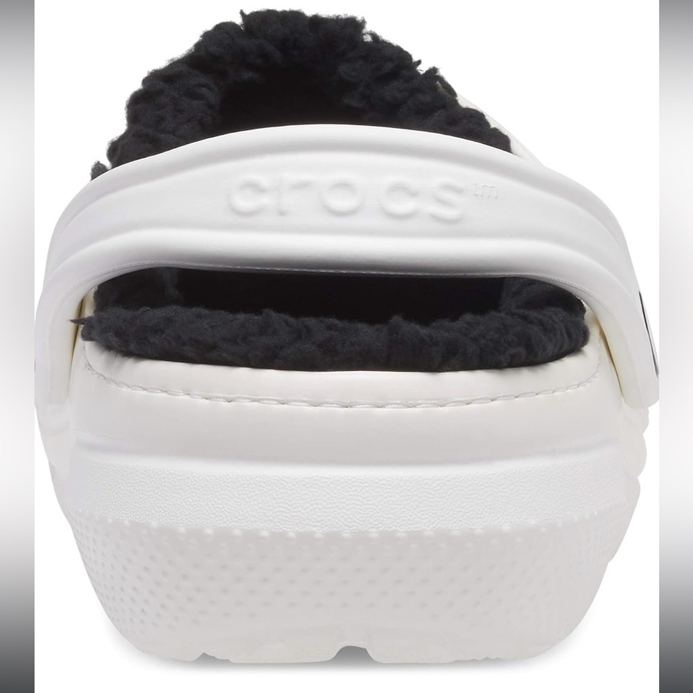 CROCS White Clogs with Black Lining
